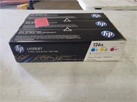 HP 126A Tri-Color Ink Cartridges