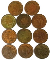 11 Indian Head pennies