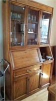 CHINA CABINET/BAR WITH SLANT FRONT DROP COUNTER