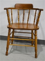 Vintage Maple Captain's Chair