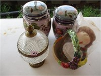 Canisters/Fruit Basket & More