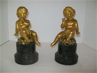 2 Cherub statues/bookends
