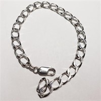 Sterling Rhodium Plated Bracelet
