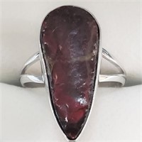Sterling Silver Canadian Ammolite Ring