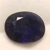 Genuine Enhanced Blue Sapphire Stone - 8ct