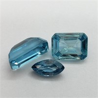 Genuine Blue Topaz Gemstone - 7.6ct