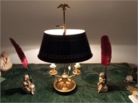 Classic Desk lamp/ Cherub Pen Holders