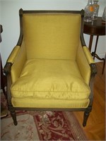 Gold arm chair