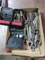 Wrenchs, drill bits and misc