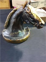 Brass Dodge horse