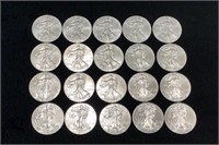 (20) 1 oz. Silver American Eagle Dollar (20x Bid)