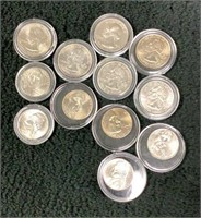 (qty - 12) Assorted US Coins-