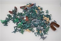 Lot of Green Plastic Army Men