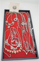 Lot of Vintage Rhinestone Necklaces