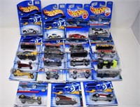 Lot of 23 Hot Wheels Die-Cast Cars NEW ON CARDS