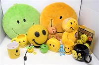 Lot of Vintage Smiley Face Items