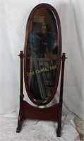 Large Oval Standing Dressing Floor Mirror