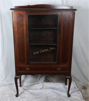 Antique Wood China Cabinet/ Display