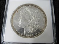 1890-P Morgan Silver Dollar-