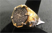 1266 A.D. Silver Coin Ring-
