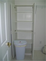 Utility Cabinet & Trash Can