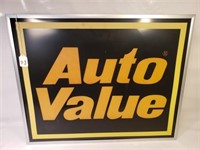 Auto Value Sign 20"T x 25"W x 5"D