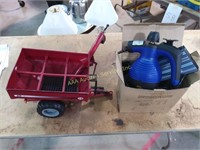 Steam Cleaner and J&M grain cart