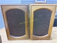 Pair Magnavox Speakers Mod 158716 Scuffed