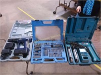 Makita Drill, Allied Tool Set, HDC 24v cordless
