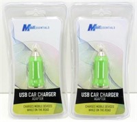 * 195 New MobilEssentials USB Car Charger
