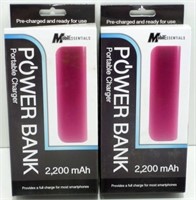 * 80 New MobilEssentials Power Bank Portable