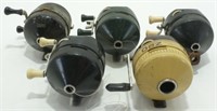 5 Zebco Fishing Reels - Some Need Work, Some Don't