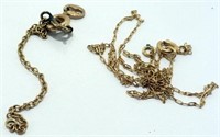 Gold Chains - 10k (.5 grams) & 14k Italy 585 (.6