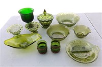 11 Green Glass Bowls and More