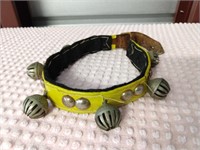 Yellow Collar with Sleigh Bells