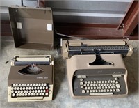 Vintage IBM and Royal Typewriters