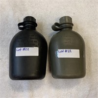 2 Military Canteen (plastic)