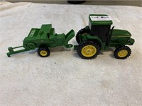 John Deer Tractor w/ Harvester Plastic