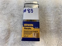 Irwin downspiral Carbide straight bit 1/4 x 1