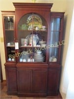CHINA CABINET APPROX 6' TALL (DOES NOT INCLUDE