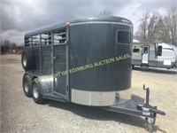 2019 (NEW) CALICO 14'X6'6" T/A STOCK TRAILER