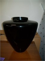 Black Pilgrim Glass Urn