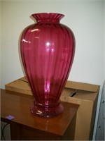Pink Pilgrim Glass Urn