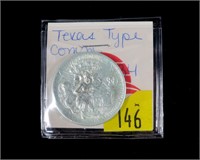 1934 U.S. Texas Independence Centennial silver