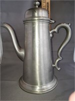 FANCY HANDLED PEWTER PITCHED