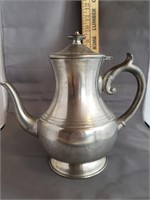 PEWTER COFFEE PITCHER