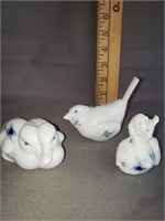 3 PC. ROYAL COPENHAGEN DENMARK ANIMALS