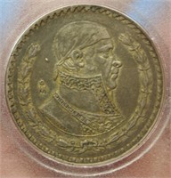 1957 Un Peso Coin