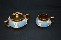 Vintage Gibsons Lidded Sugar Bowl & Cream