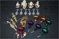 Assorted Christmas Decorations Lot